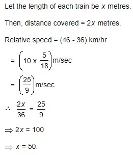 The length of each train is